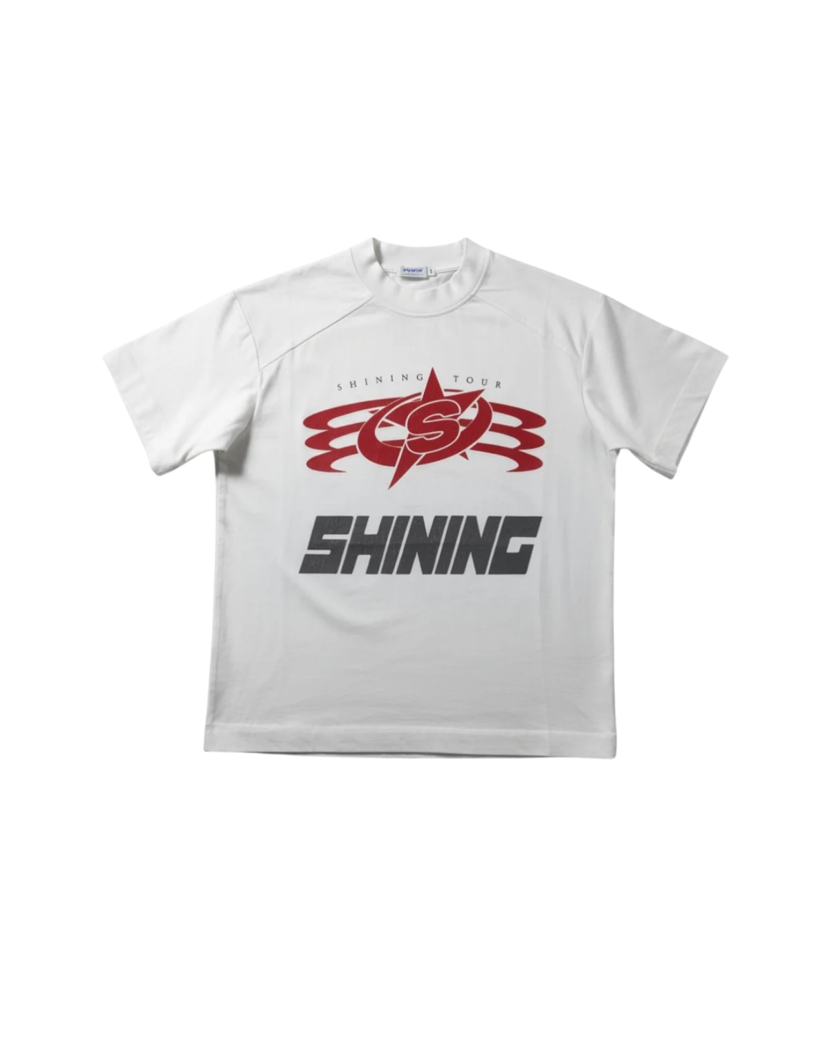 t-shirt shining - Bianco