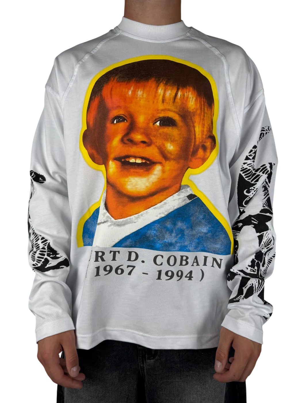 t-shirt à manches longues Kurt Cobain