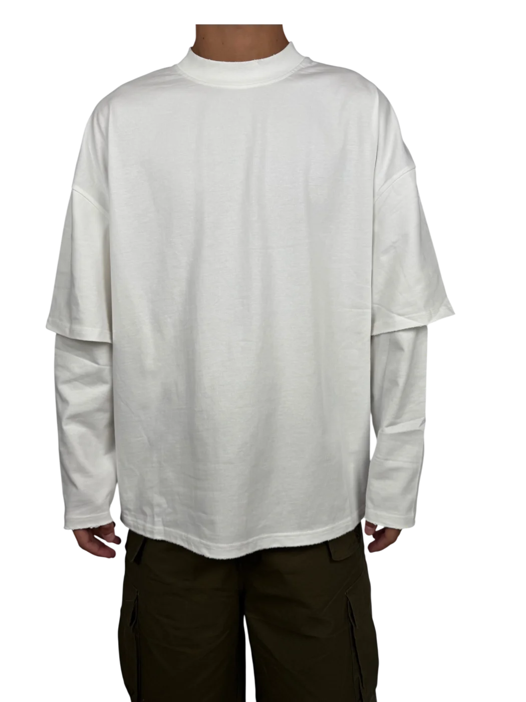 t-shirts à double manche