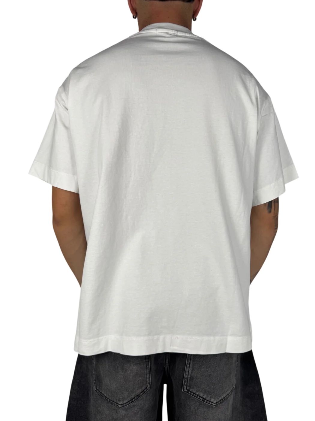 t-shirt shining - Bianco