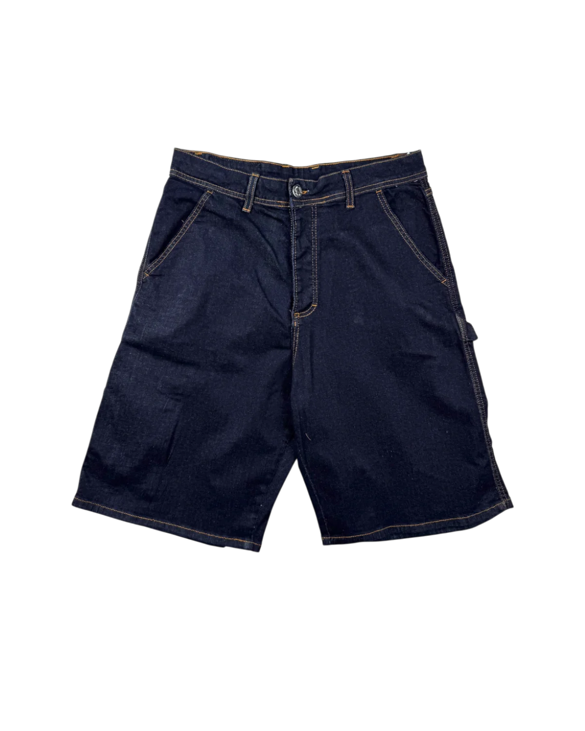 jorts raw denim - Blu