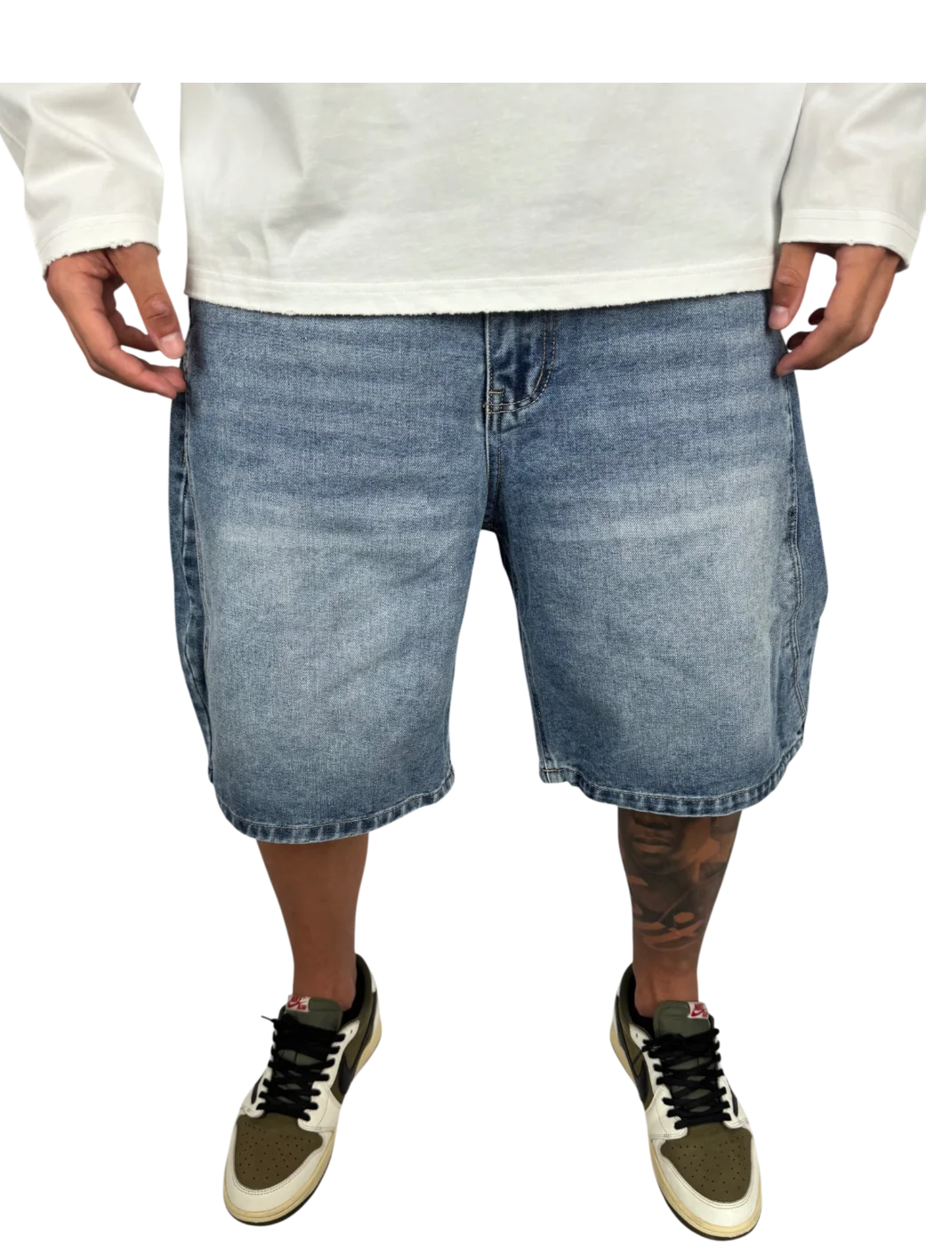 short en jean ballon