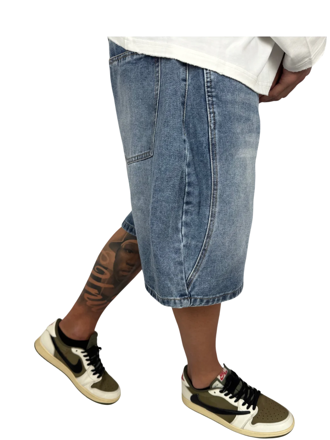 short en jean ballon