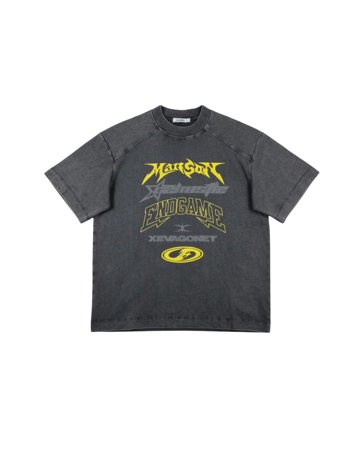 t-shirt endgame washed - Grigio
