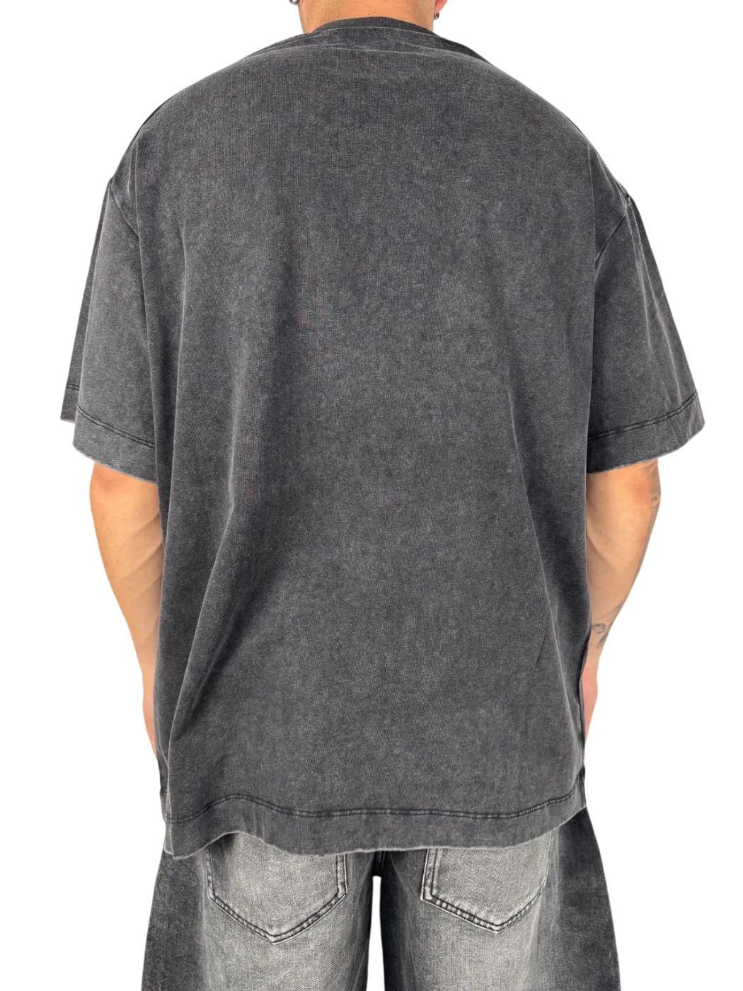 t-shirt endgame washed - Grigio