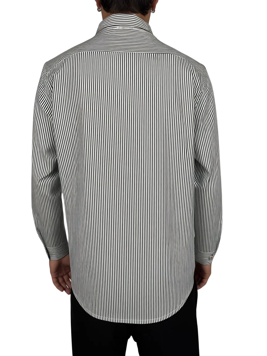 camicia a righe - Grigio
