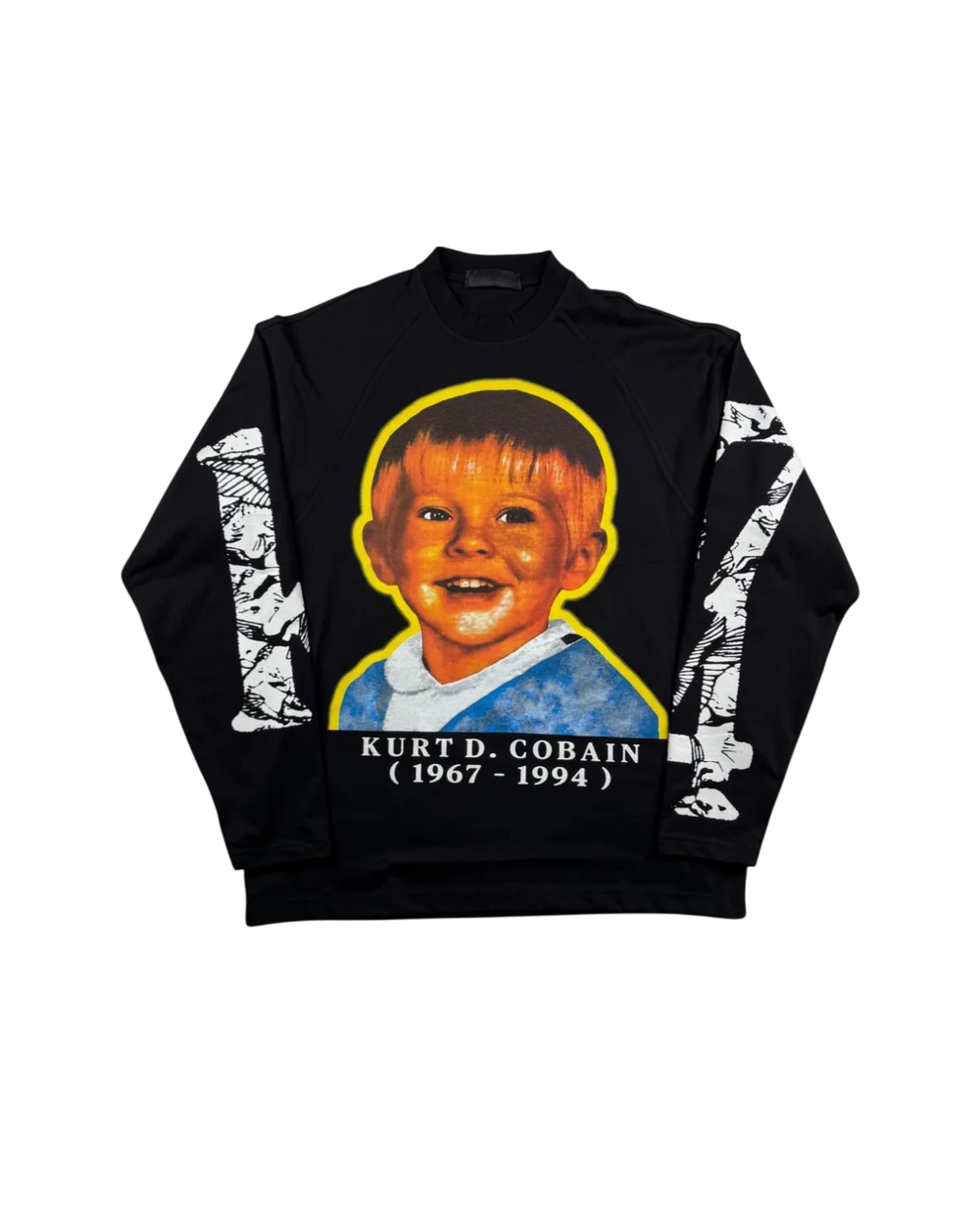 t-shirt à manches longues Kurt Cobain