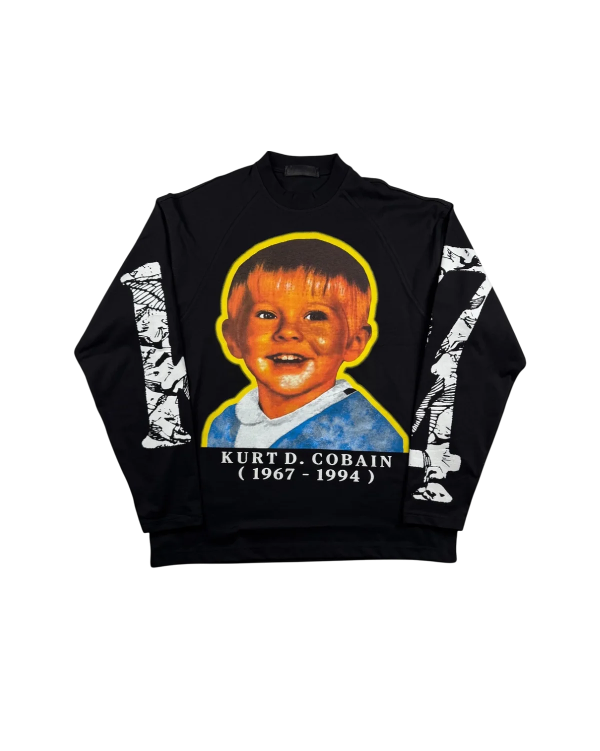 t-shirt à manches longues Kurt Cobain