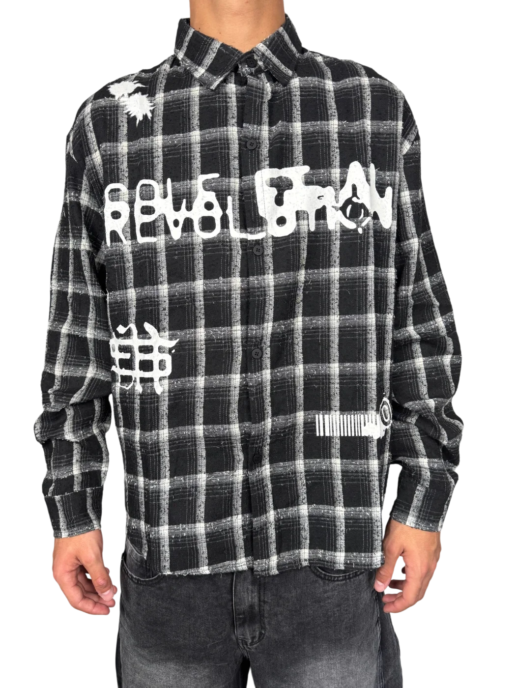 camicia revolution - Nero