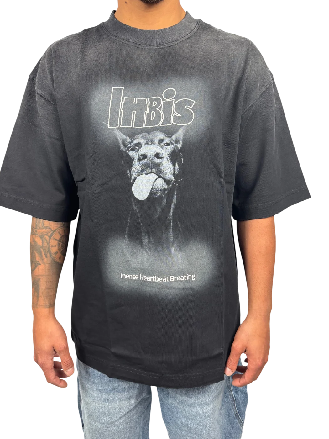 t-shirt dog - Nero