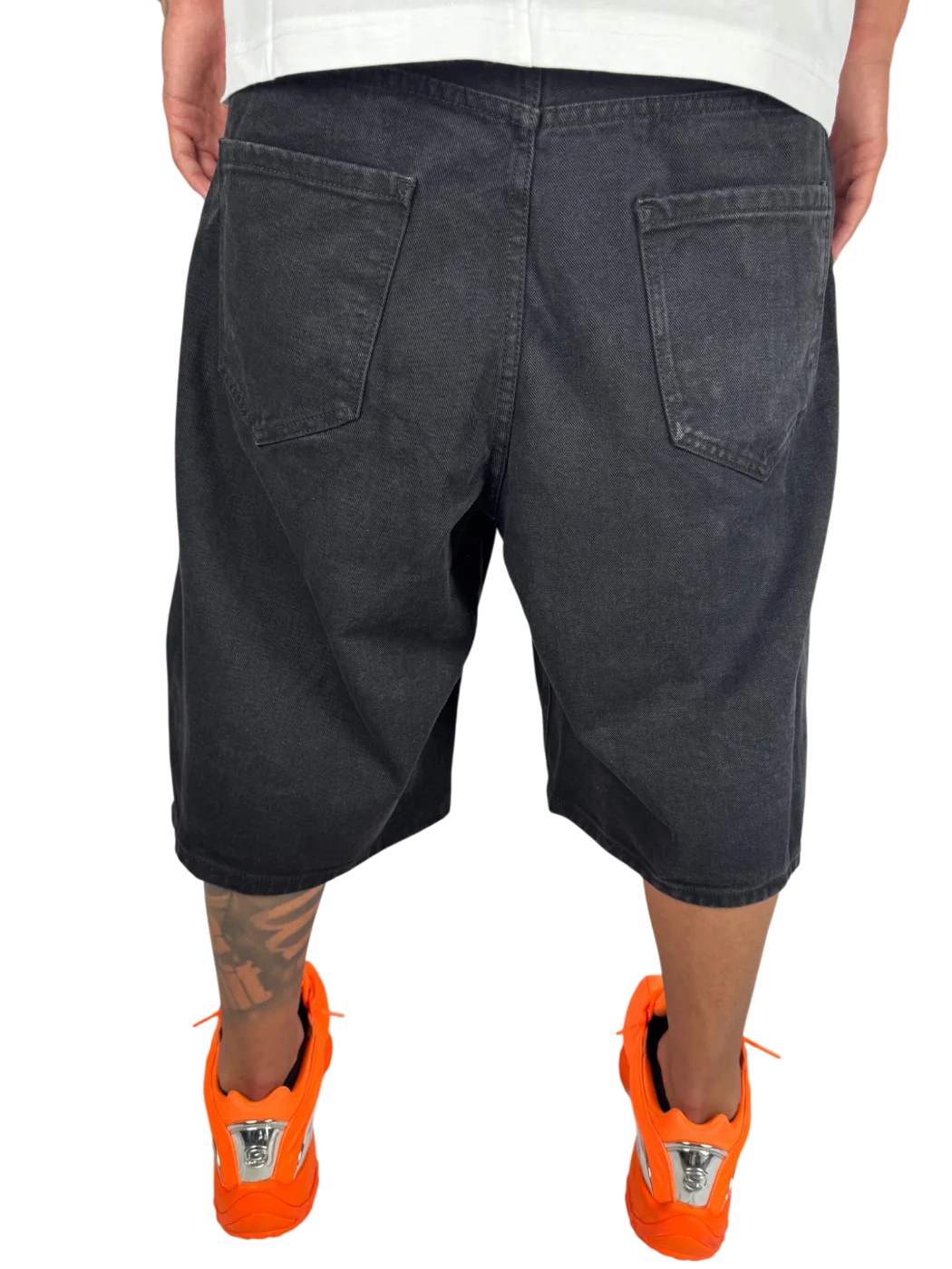 jorts jeans - Nero