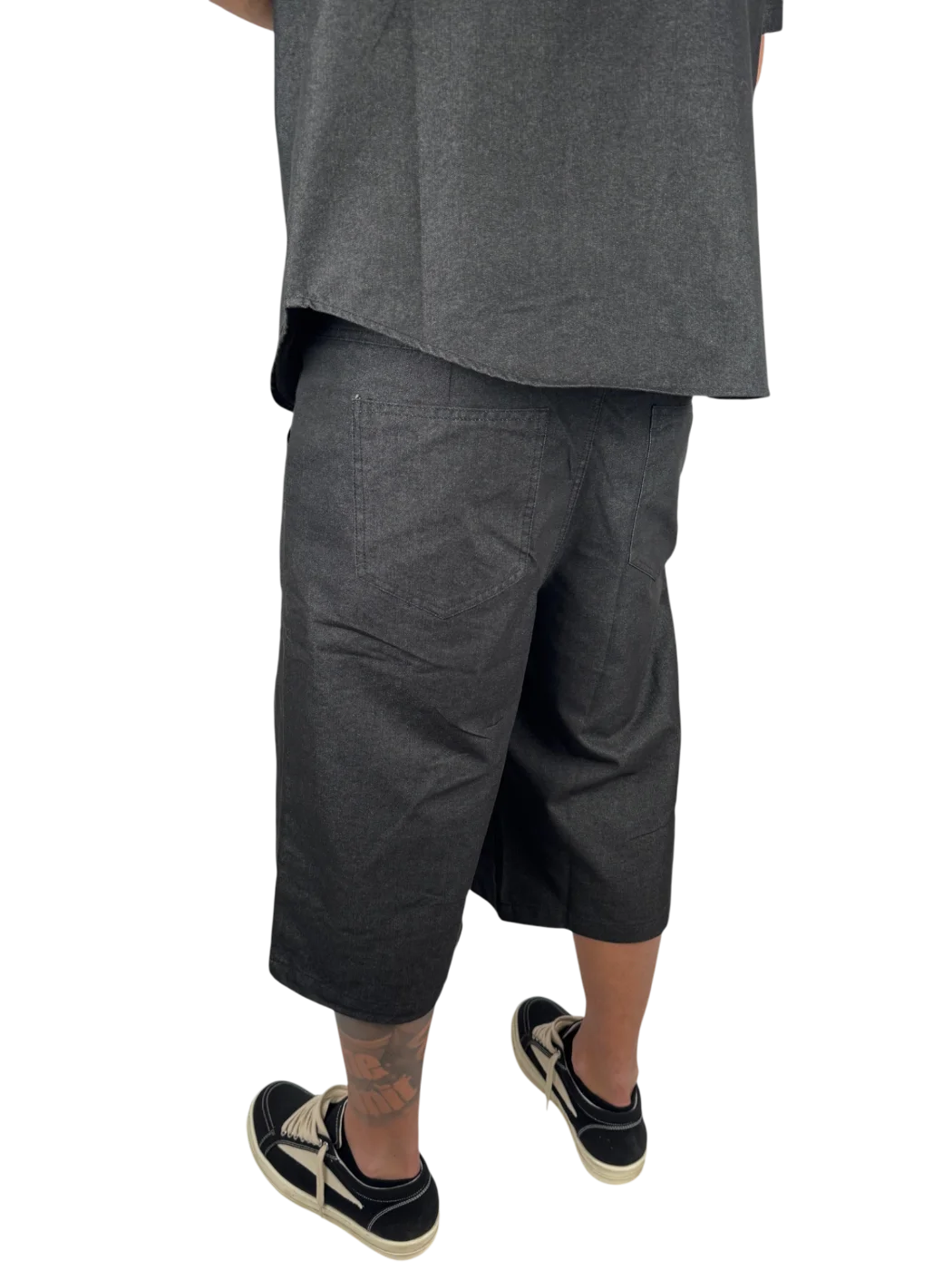 completo jeans nero - Nero