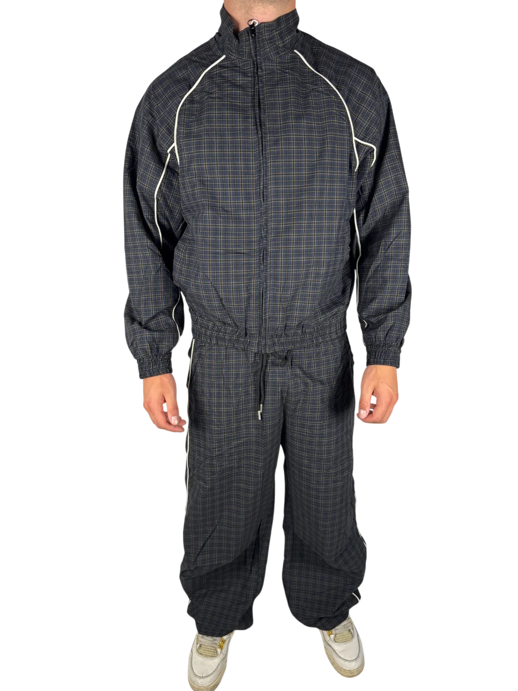 tracksuit check - Verde